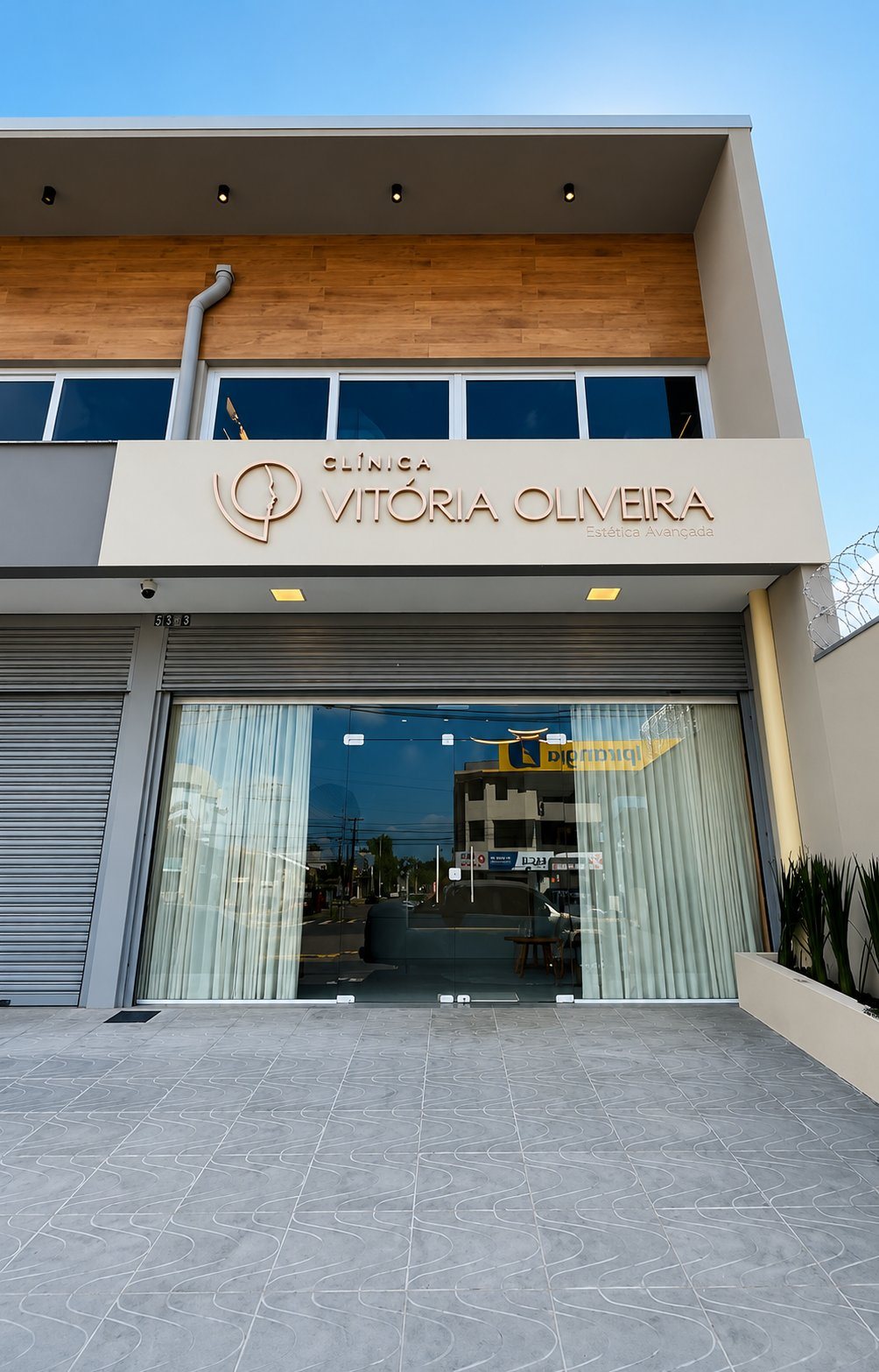 Fachada da Clínica Vitória Oliveira em Sapucaia do Sul